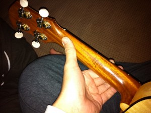 how to hold ukulele 7