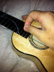 ( ip ) picking up and down with index and parents fingers