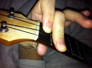 F chord + D ( Dm shape )