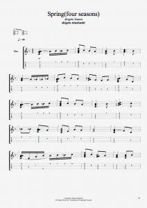 spring song(Mendelssohn)arr４